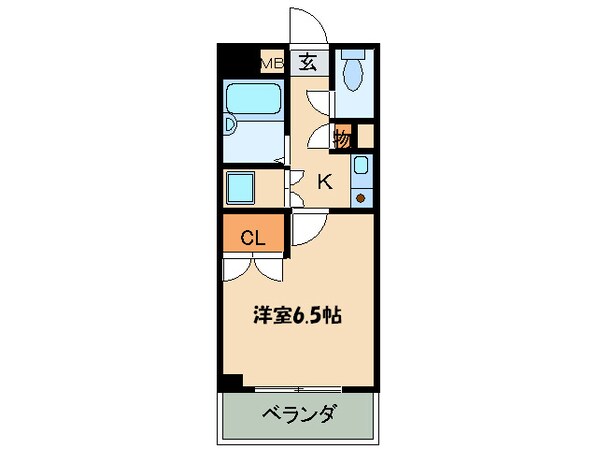 ディアマンテ薬院の物件間取画像